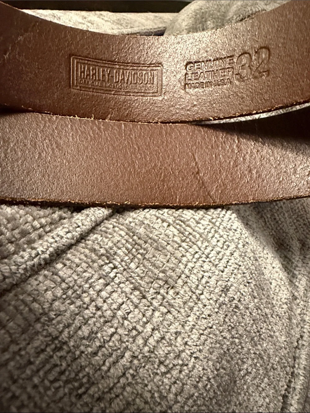 Women’s Harley Davidson Leather Belt Size 32